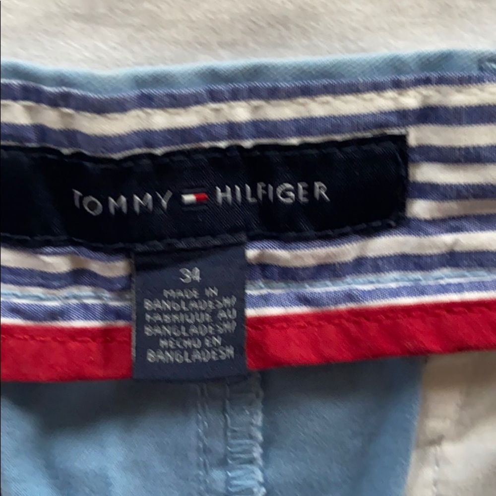 TOMMY HILFIGER  BLUE SHORT SIZE 34 - Picture 6 of 7